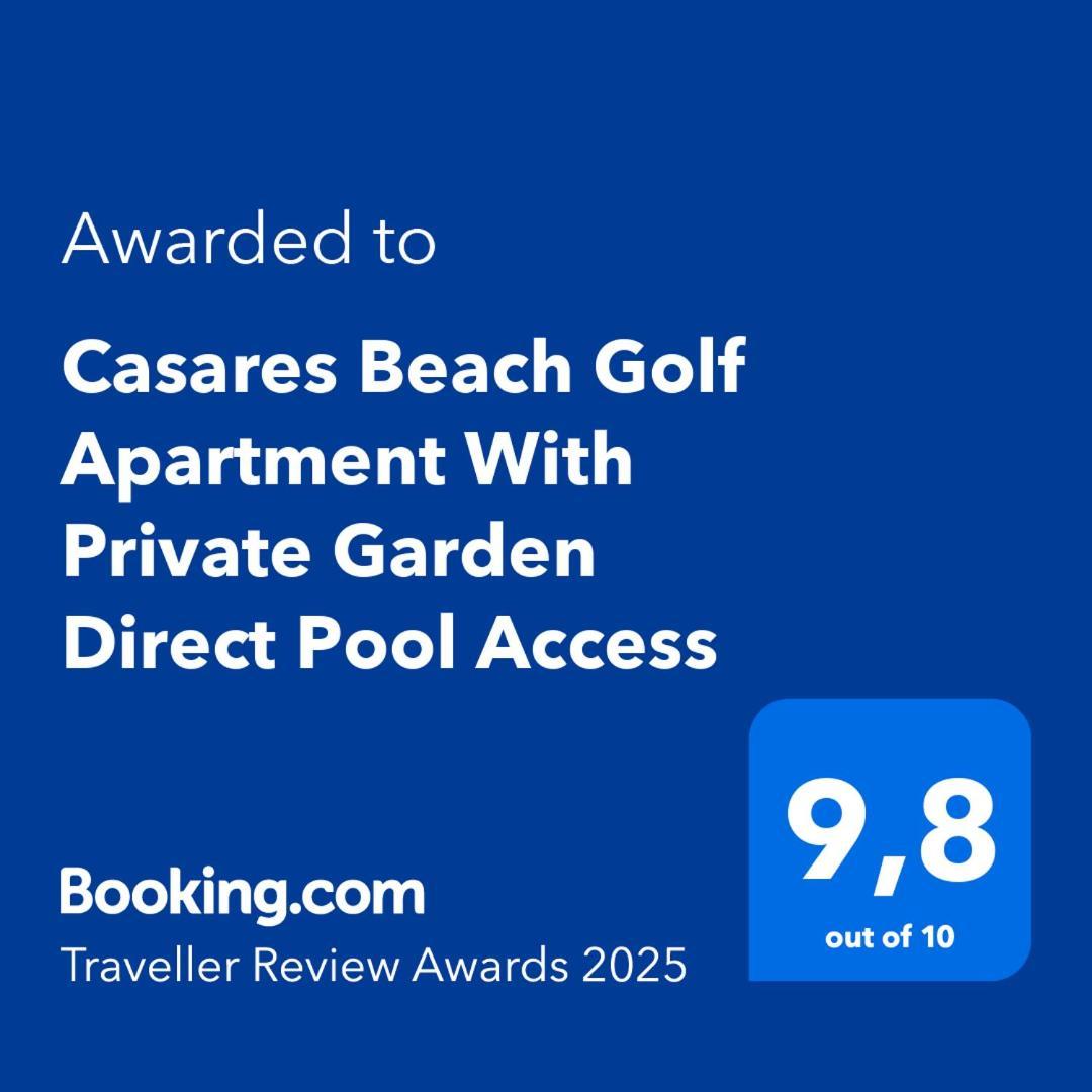 Casares Beach Golf Apartment With Private Garden Direct Pool Access Eksteriør billede